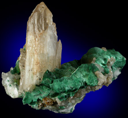 Cerussite and Malachite from Brown's Prospect, Rum Jungle, 61 km south of Darwin, Northern Territory, Australia