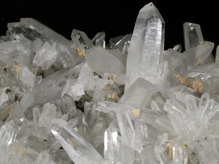 Quartz on Pyrite from Casapalca District, Huarochiri Province, Peru