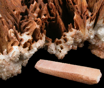 Quartz pseudomorphs after Glauberite from McKiernan and Bergin Quarry, Paterson, Passaic County, New Jersey