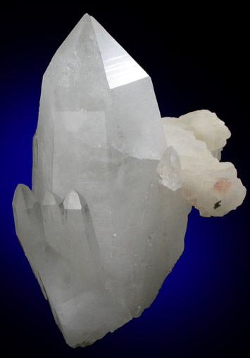 Quartz with Calcite from Bluebell Mine, Riondel, British Columbia, Canada