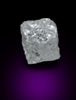 Diamond (1.73 carat colorless cubic crystal) from Magna Egoli Mine, between Bo and Kenema, Sierra Leone