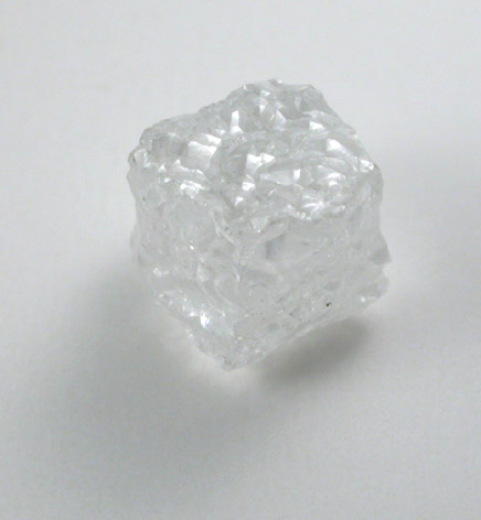 Diamond (1.73 carat colorless cubic crystal) from Magna Egoli Mine, between Bo and Kenema, Sierra Leone