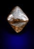 Diamond (1.78 carat brown octahedral crystal) from Argyle Mine, Kimberley, Western Australia, Australia