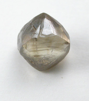 Diamond (0.64 carat brown dodecahedral crystal) from Oranjemund District, southern coastal Namib Desert, Namibia