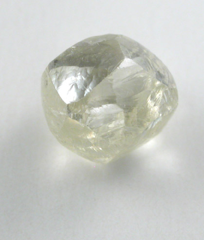 Diamond (0.98 carat yellow tetrahexahedral crystal) from Diamantino, Mato Grosso, Brazil