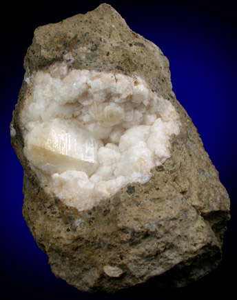 Analcime with Thomsonite from (Table Mountain), Golden, Jefferson County, Colorado