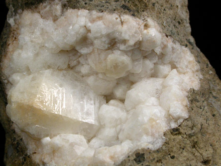 Analcime with Thomsonite from (Table Mountain), Golden, Jefferson County, Colorado