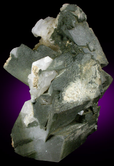 Orthoclase var. Adularia with Chlorite inclusions from Val Malenco, north of Sondrio, Lombardy, Italy