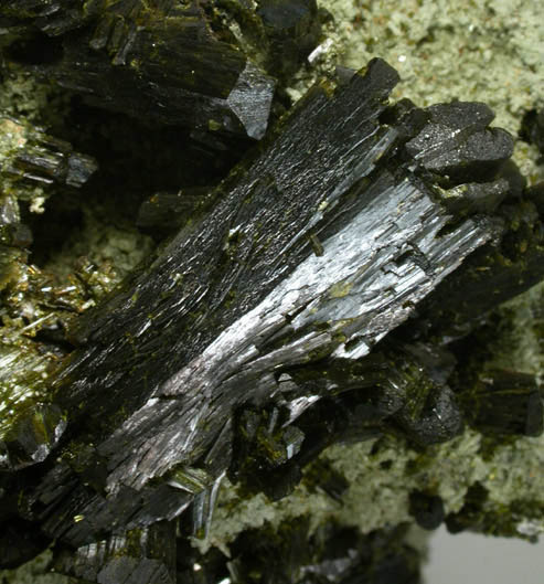 Epidote with Prehnite from near Diakon, Kayes Region, Mali