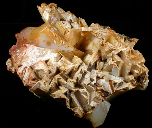 Quartz pseudomorphs after Calcite from Bendoukou, Sandare District, Kayes Region, Mali