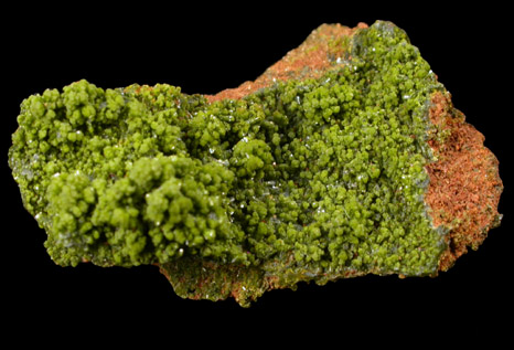 Pyromorphite from Allah Cooper (Valcooper) Mine, Contrary Creek District, near Mineral, Louisa County, Virginia