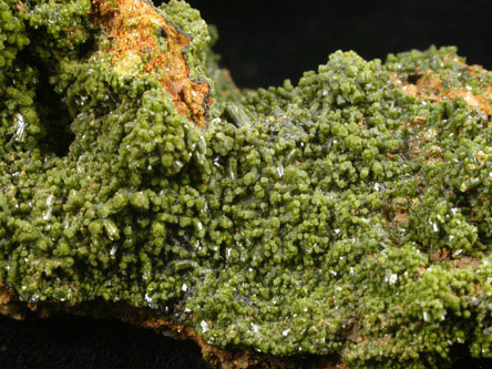 Pyromorphite from Allah Cooper (Valcooper) Mine, Contrary Creek District, near Mineral, Louisa County, Virginia