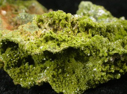 Pyromorphite and Wulfenite on Pyrophyllite from Allah Cooper (Valcooper) Mine, Contrary Creek District, near Mineral, Louisa County, Virginia