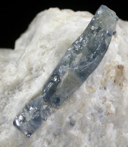 Corundum var. Blue Sapphire from near Kolonne, Ratnapura District, 20 km NW of Embilipitiya, Sabaragamuwa Province, Sri Lanka