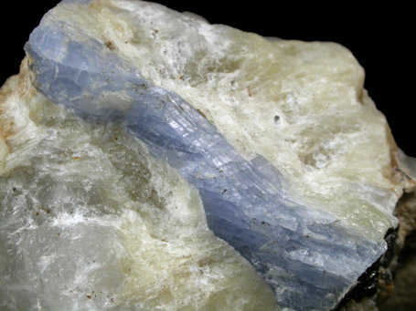 Corundum var. Blue Sapphire from near Kolonne, Ratnapura District, 20 km NW of Embilipitiya, Sabaragamuwa Province, Sri Lanka