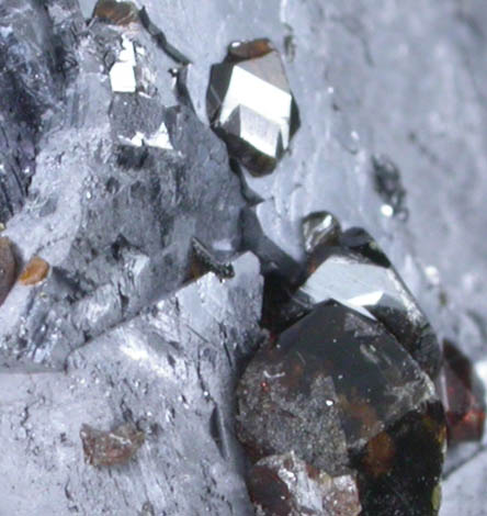 Galena with Sphalerite from Cave-in-Rock District, Hardin County, Illinois