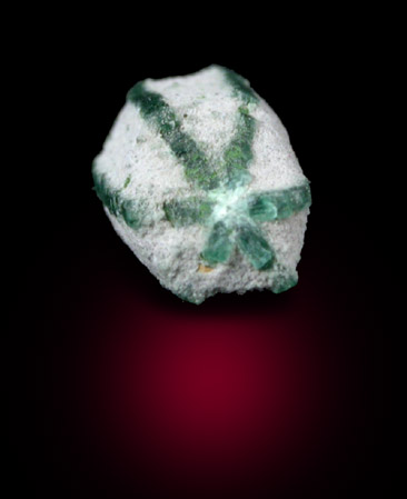 Beryl var. Trapiche Emerald from Chivor, Guavi-Guateque District, Boyac Department, Colombia