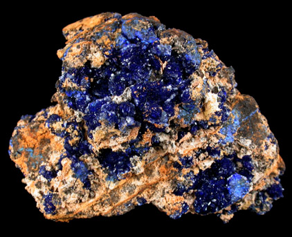 Azurite from 4750' Level, Phelps Dodge Morenci Mine, Morenci, Greenlee County, Arizona