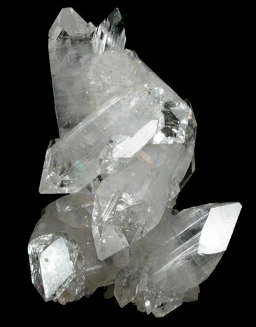 Apophyllite on Quartz stalactite from Jalgaon, Maharashtra, India