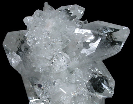 Apophyllite on Quartz stalactite from Jalgaon, Maharashtra, India