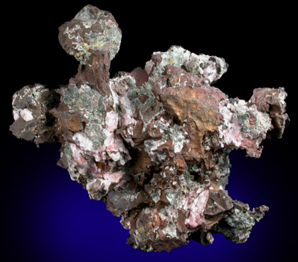 Copper and Silver from Keweenaw Peninsula Copper District, Michigan