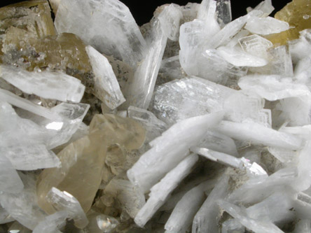 Barite and Calcite over Fluorite from Cave-in-Rock District, Hardin County, Illinois