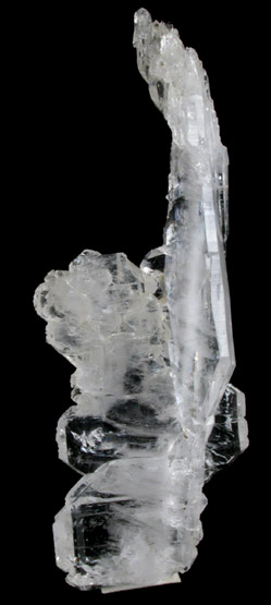 Quartz var. Faden-habit from (Val d'Illiez), Valais, Switzerland