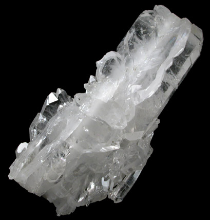 Quartz var. Faden-habit from (Val d'Illiez), Valais, Switzerland