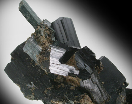 Arfvedsonite from De-Mix Quarry, Petarasite Trench, Mont Saint-Hilaire, Qubec, Canada