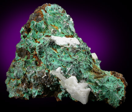 Malachite, Magnetite, Calcite, Pyrite from French Creek Iron Mines, St. Peters, Chester County, Pennsylvania