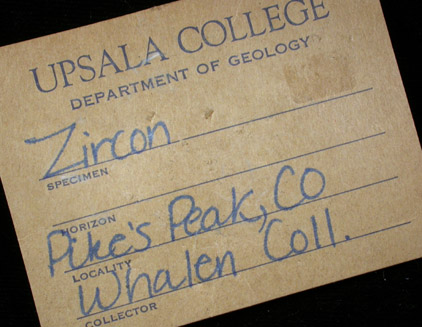 Zircon from St. Peters Dome, El Paso County, Colorado