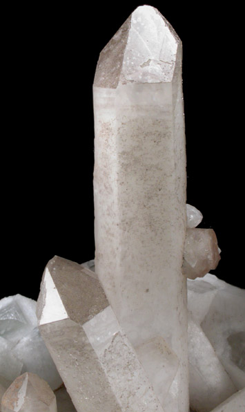 Quartz with Calcite from Steele Mine, Lyndhurst, Ontario, Canada