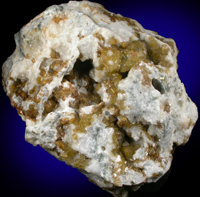 Siderite on Barite from Redruth District, Cornwall, England