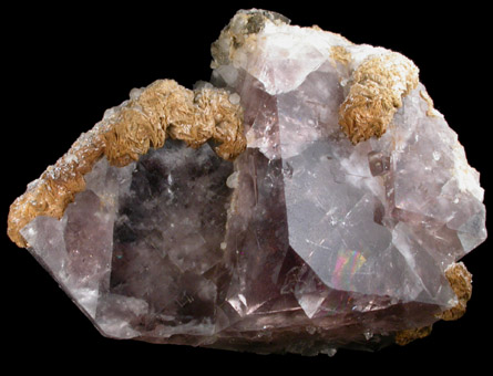 Fluorite with Siderite, Quartz, Calcite from Boltsburn Mine, Weardale, County Durham, England