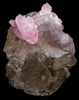 Quartz var. Rose Quartz Crystals from Alto da Pitorra, Laranjeiras, Galilia, Minas Gerais, Brazil