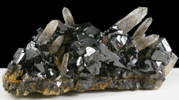 Cassiterite and Quartz from Centro Minero Viloco, 5.5 km NE of Araca, Loyza Province, La Paz Department, Bolivia