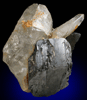 Ferberite and Quartz with Stibnite inclusions from San Antonio Mine, Oruro Department, Bolivia