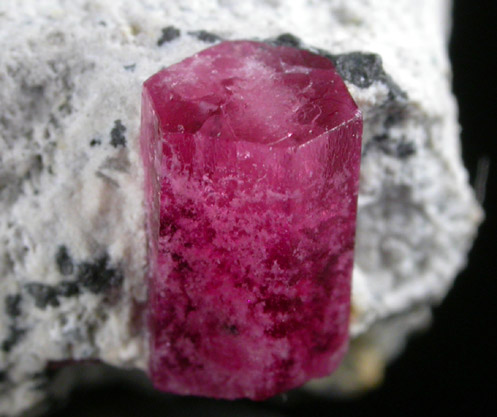 Beryl var. Red Beryl (Bixbite) from Harris Claim, Wah Wah Mountains, Beaver County, Utah