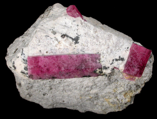 Beryl var. Red Beryl (Bixbite) from Harris Claim, Wah Wah Mountains, Beaver County, Utah