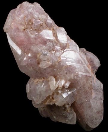 Quartz with Lithiophilite and Montmorillonite inclusions from Pala Chief mine, San Diego County, California