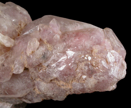 Quartz with Lithiophilite and Montmorillonite inclusions from Pala Chief mine, San Diego County, California