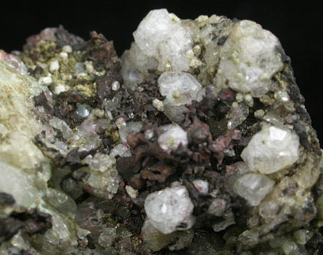 Copper and Analcime from Keweenaw Peninsula Copper District, Michigan