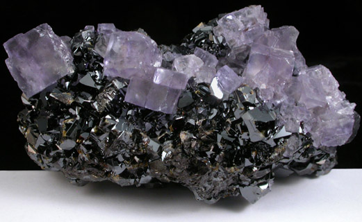 Fluorite on Sphalerite from Cave-in-Rock District, Hardin County, Illinois