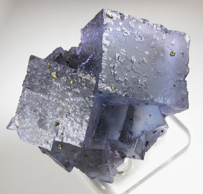 Fluorite with Chalcopyrite from Cave-in-Rock District, Hardin County, Illinois