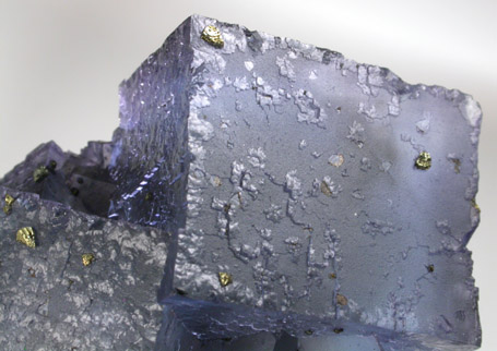 Fluorite with Chalcopyrite from Cave-in-Rock District, Hardin County, Illinois
