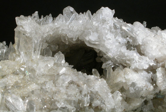 Quartz and Chalcopyrite with Covellite coating from Ellenville Zinc Co. Mine, Ulster County, New York