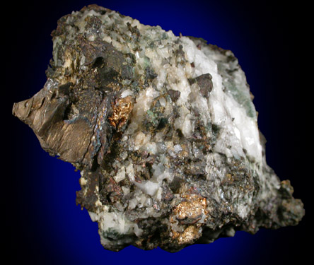 Silver and Copper from Quincy Mine, Hancock, Keweenaw Peninsula Copper District, Houghton County, Michigan