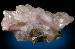 Quartz var. Rose and Smoky from Lavra da Ilha, Taquaral, Jequitinhonha River, Minas Gerais, Brazil