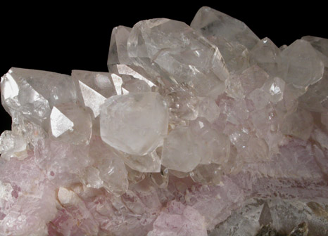 Quartz var. Rose and Smoky from Lavra da Ilha, Taquaral, Jequitinhonha River, Minas Gerais, Brazil