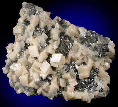 Skutterudite var. Smaltite with Dolomite from Austria